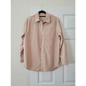 Jenni Kayne Boyfriend Shirt XXS, Beige